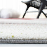 Safavieh Hollywood 4'-0" x 6'-0" Rug in Grey / Red