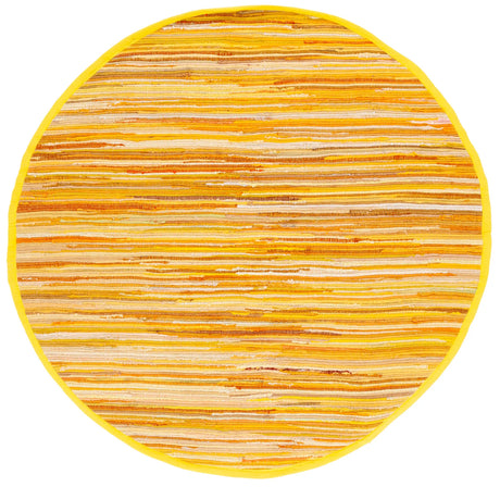 Safavieh Rag Rug 6'-0" x 6'-0" Rug in Yellow / Multi