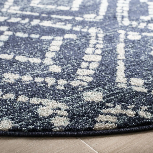 Safavieh Adirondack 6'-0" x 6'-0" Rug in Navy / Ivory