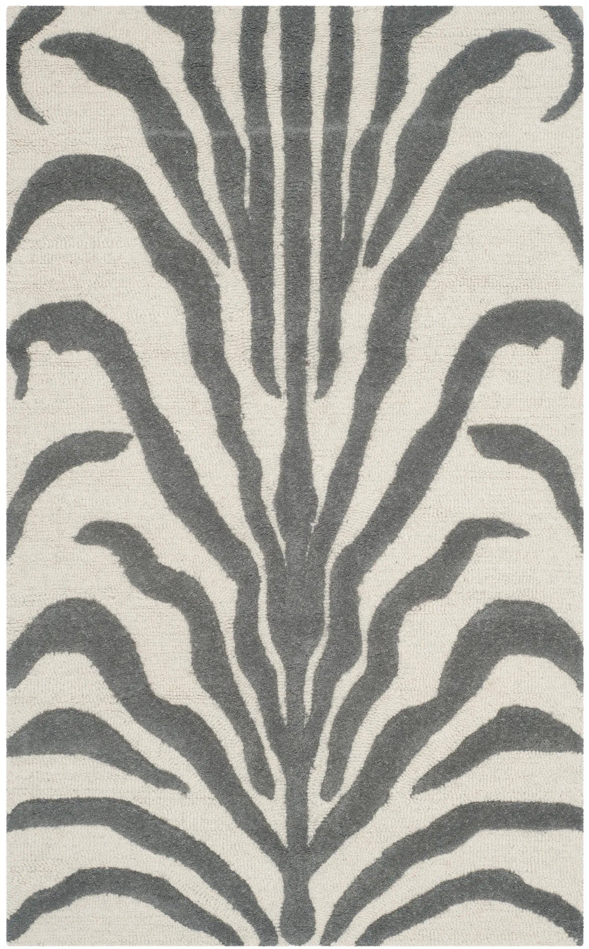 Safavieh Cambridge 3'-0" x 5'-0" Rug in Ivory / Dark Grey