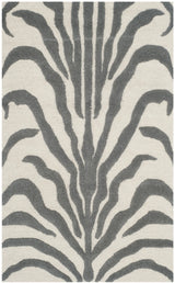 Safavieh Cambridge 3'-0" x 5'-0" Rug in Ivory / Dark Grey