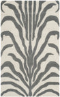 Safavieh Cambridge 3'-0" x 5'-0" Rug in Ivory / Dark Grey