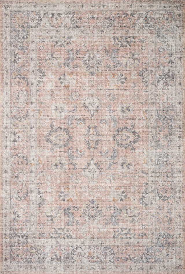 Loloi Skye Sky-01 Blush/Grey Rugs - main flat