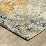 Oriental Weavers Sphinx Naples 292XI Orange Rugs - corner detail