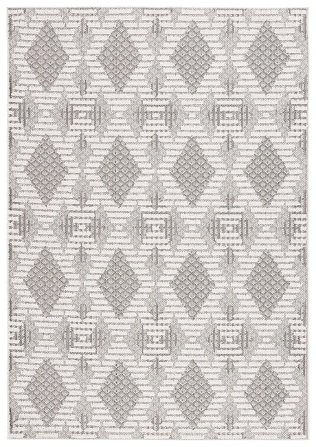 Safavieh Global 4'-0" x 6'-0" Rug in Grey / Ivory