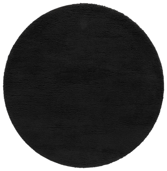 Safavieh Rumi Shag 6'-7" x 6'-7" Rug in Black