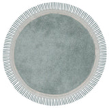 Safavieh Easy Care 3'-0" x 3'-0" Rug in Teal / Ivory