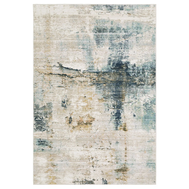 Oriental Weavers Sphinx Cavett CAV03 Blue Rugs - main flat