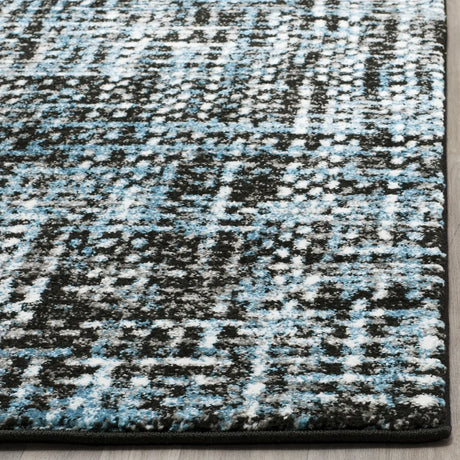 Safavieh Porcello 4'-0" x 6'-0" Rug in Charcoal / Blue