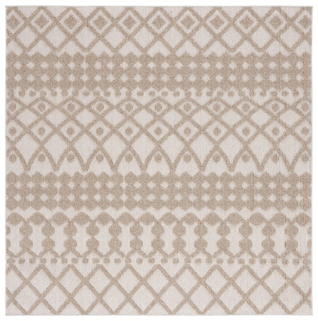 Safavieh Global 6'-7" x 6'-7" Rug in Beige / Brown