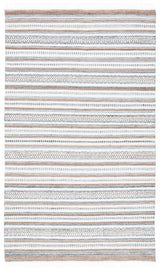 Safavieh Striped Kilim 4'-0" x 6'-0" Rug in Grey / Ivory