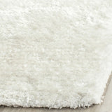 Safavieh Sg-Sbs-South Beach Shag 4'-0" x 6'-0" Rug in Snow White