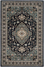 Safavieh Lyndhurst 10'-0" x 14'-0" Rug in Anthracite / Teal
