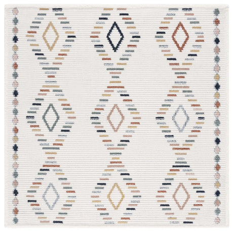 Safavieh Marrakesh 6'-7" x 6'-7" Rug in Ivory / Multi