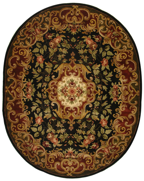 Safavieh Classic 7'-6" x 9'-6" Rug in Black / Green