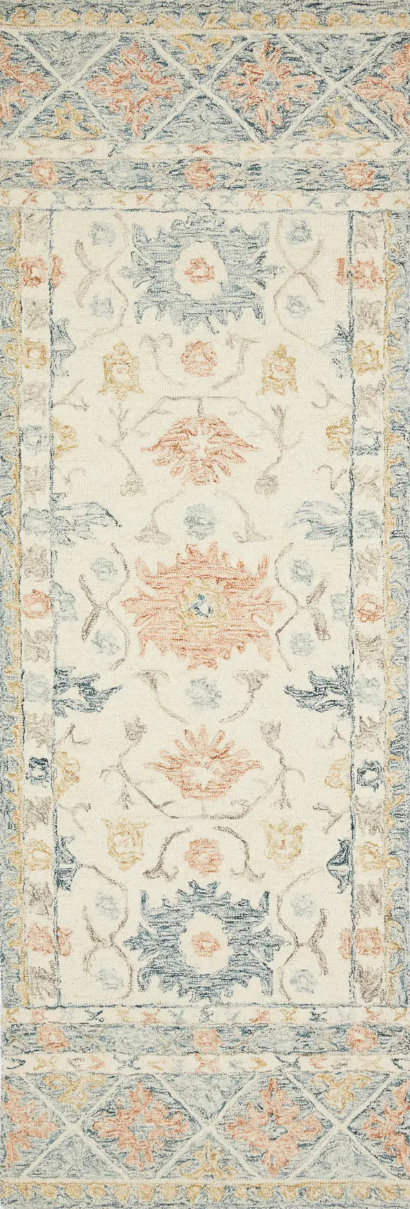 Loloi Norabel Nor-01 Ivory/Multi Rugs - runner flat