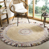 Safavieh Cape Cod 5'-0" x 5'-0" Rug in Ivory / Light Beige