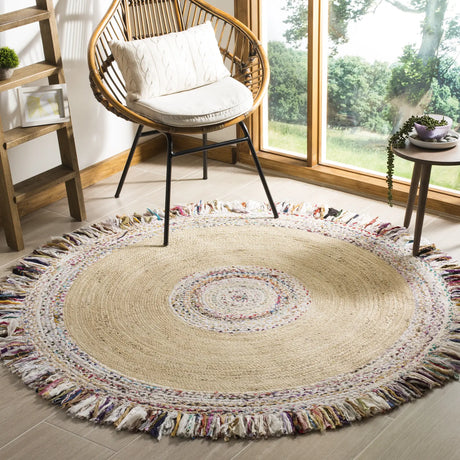Safavieh Cape Cod 5'-0" x 5'-0" Rug in Ivory / Light Beige