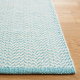 Safavieh Vermont 4'-0" x 6'-0" Rug in Teal / Ivory