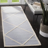 Safavieh Cambridge 2'-6" x 10'-0" Rug in Light Blue / Ivory