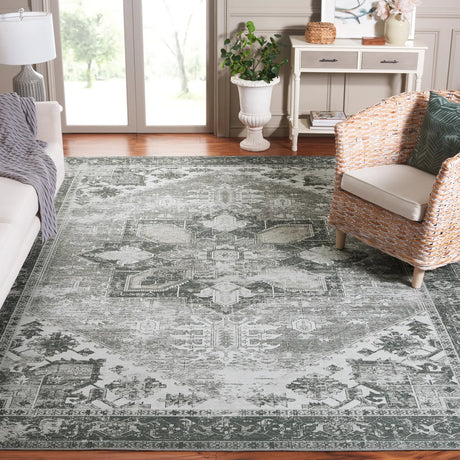 Safavieh Tucson 10'-0" x 14'-0" Rug in Dark Sage / Ivory