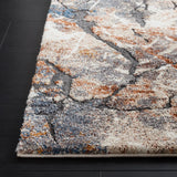 Safavieh Cyrus Shag 4'-5" x 6'-5" Rug in Grey / Rust