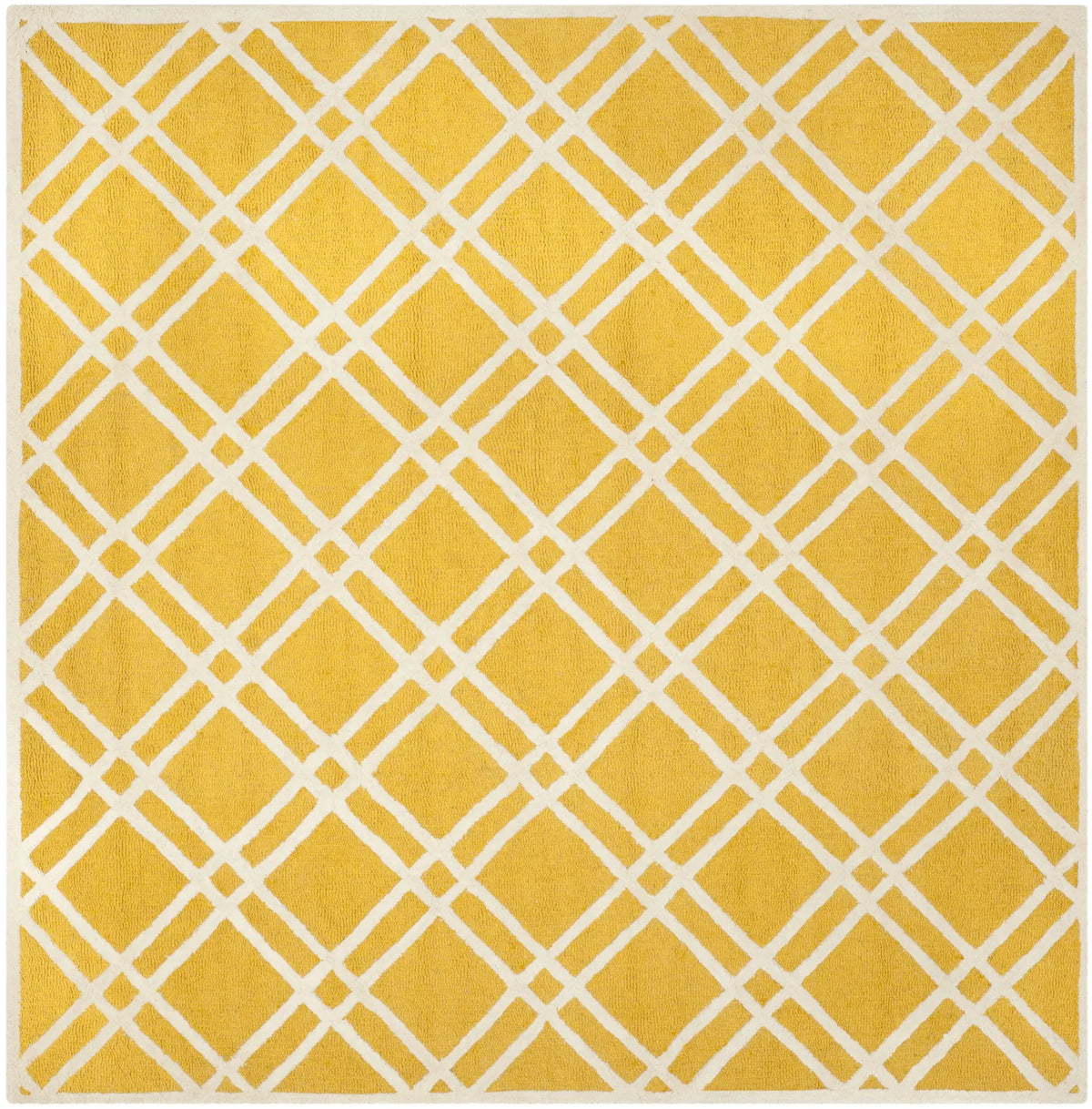 Safavieh Cambridge 8'-0" x 8'-0" Rug in Gold / Ivory