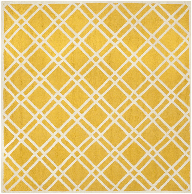 Safavieh Cambridge 8'-0" x 8'-0" Rug in Gold / Ivory
