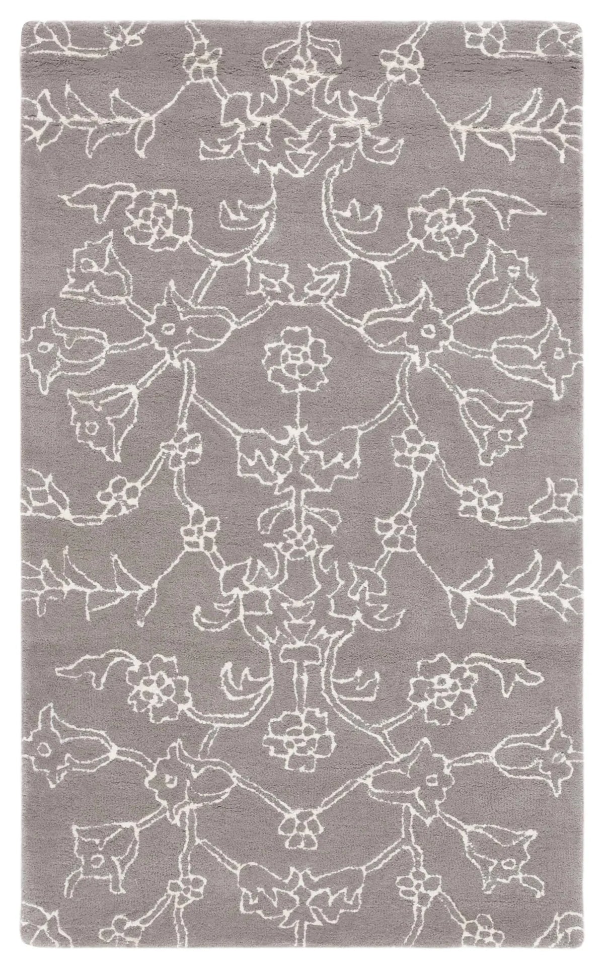 Safavieh Fifth Avenue 3'-0" x 5'-0" Rug in Dark Grey / Ivory