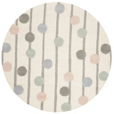Safavieh Safavieh Kids 5'-0" x 5'-0" Rug in Ivory / Multi