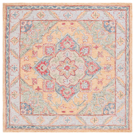 Safavieh Metro 6'-0" x 6'-0" Rug in Yellow / Rust