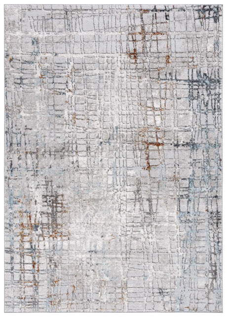 Safavieh Meadow 500 4'-0" x 6'-0" Rug in Grey / Blue