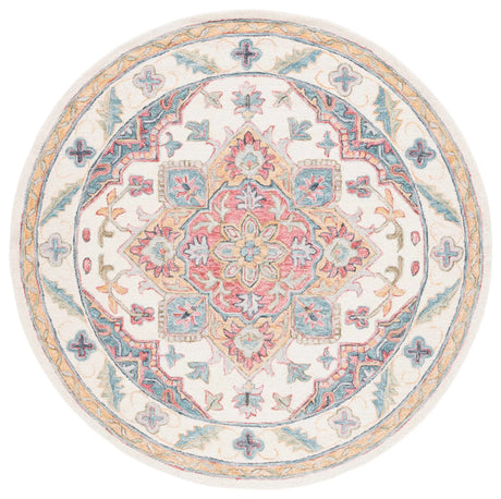 Safavieh Metro 6'-0" x 6'-0" Rug in Ivory / Rust