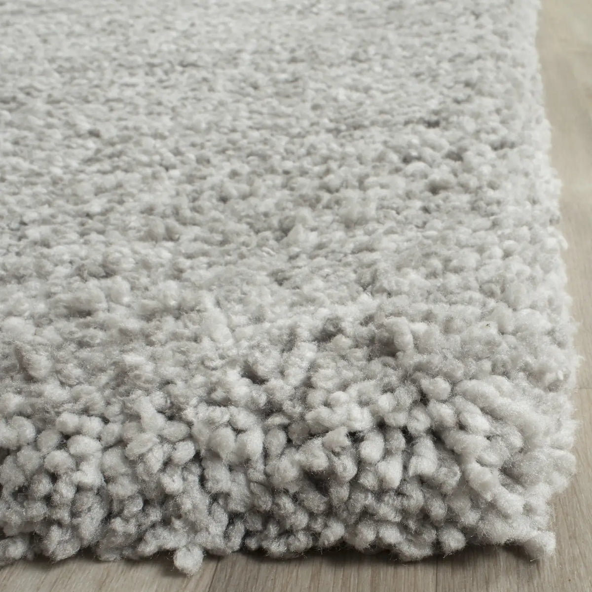 Safavieh Ultimate Shag 8'-0" x 10'-0" Rug in Silver / Silver