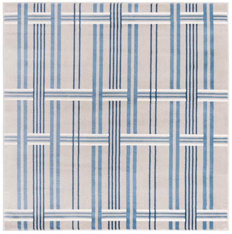Safavieh Groove 6'-7" x 6'-7" Rug in Beige / Blue
