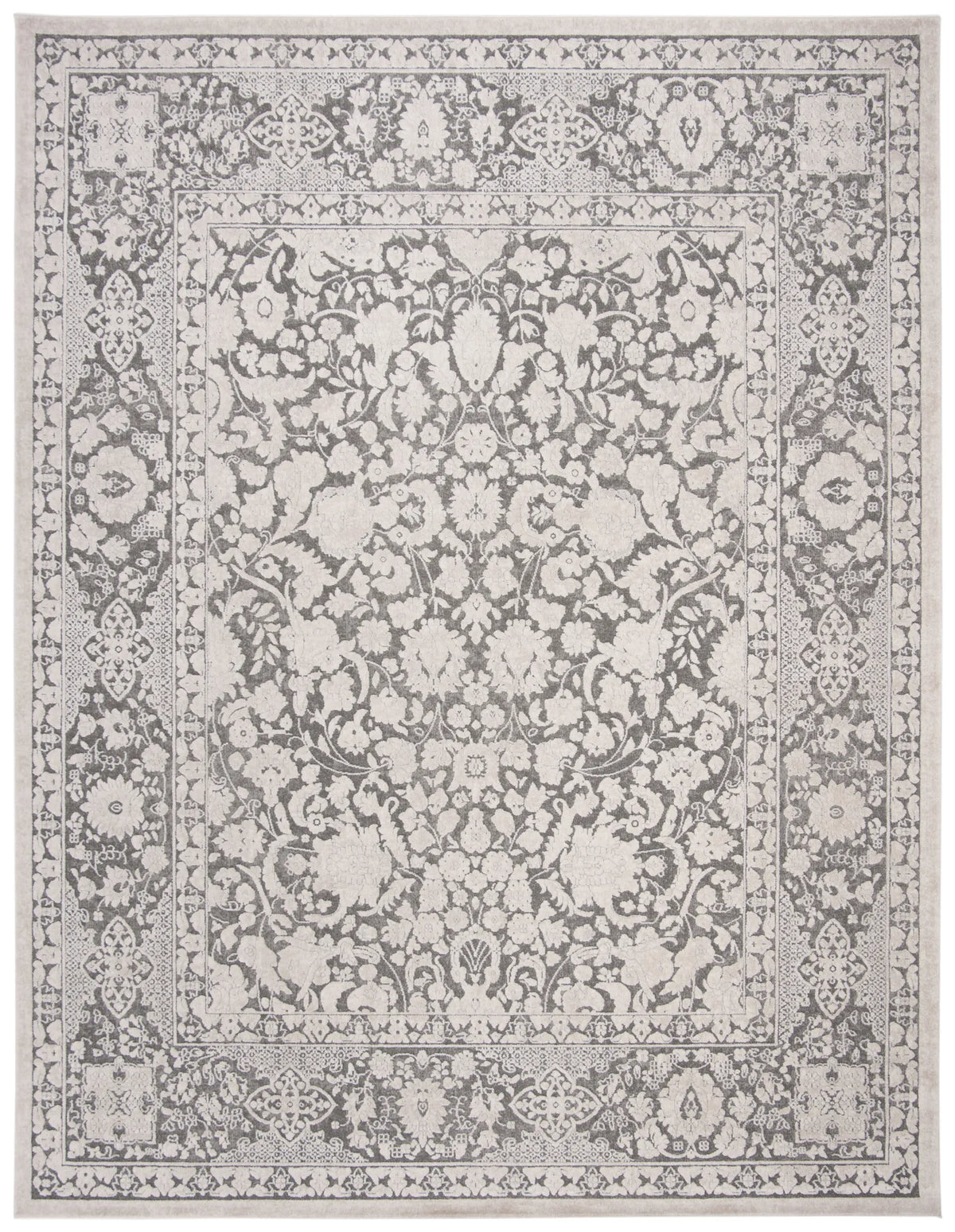 Safavieh Reflection 10'-0" x 14'-0" Rug in Dark Grey / Cream