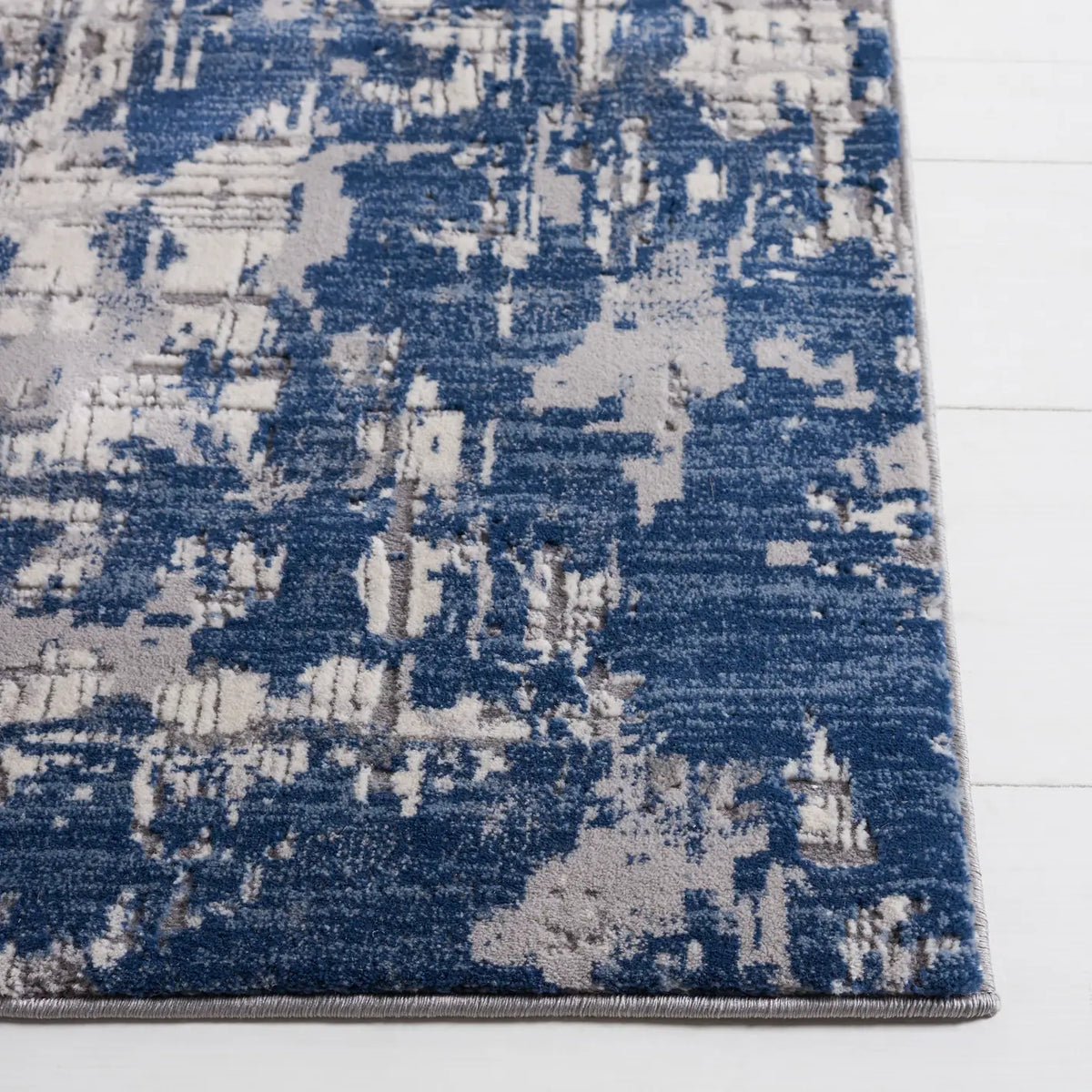 Safavieh Meadow 100 4'-0" x 6'-0" Rug in Ivory Grey / Blue
