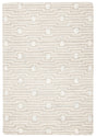 Safavieh Micro-Loop 4'-0" x 6'-0" Rug in Light Grey / Ivory