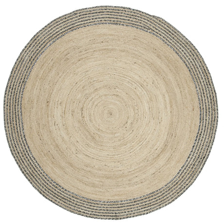 Safavieh Cape Cod 5'-0" x 5'-0" Rug in Ivory / Steel Grey