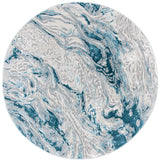 Safavieh Meadow 500 6'-7" x 6'-7" Rug in Grey / Blue