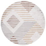 Safavieh Palma 6'-7" x 6'-7" Rug in Beige / Brown