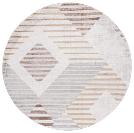Safavieh Palma 6'-7" x 6'-7" Rug in Beige / Brown