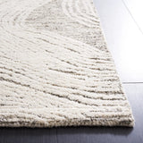 Safavieh Abstract 4'-0" x 6'-0" Rug in Charcoal / Ivory