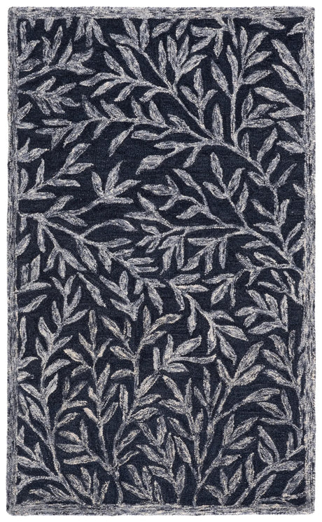 Safavieh Jardin 3'-0" x 5'-0" Rug in Navy / Ivory