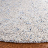 Safavieh Micro-Loop 5'-0" x 5'-0" Rug in Grey / Blue