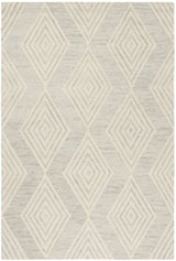 Safavieh Blossom 4'-0" x 6'-0" Rug in Silver / Ivory