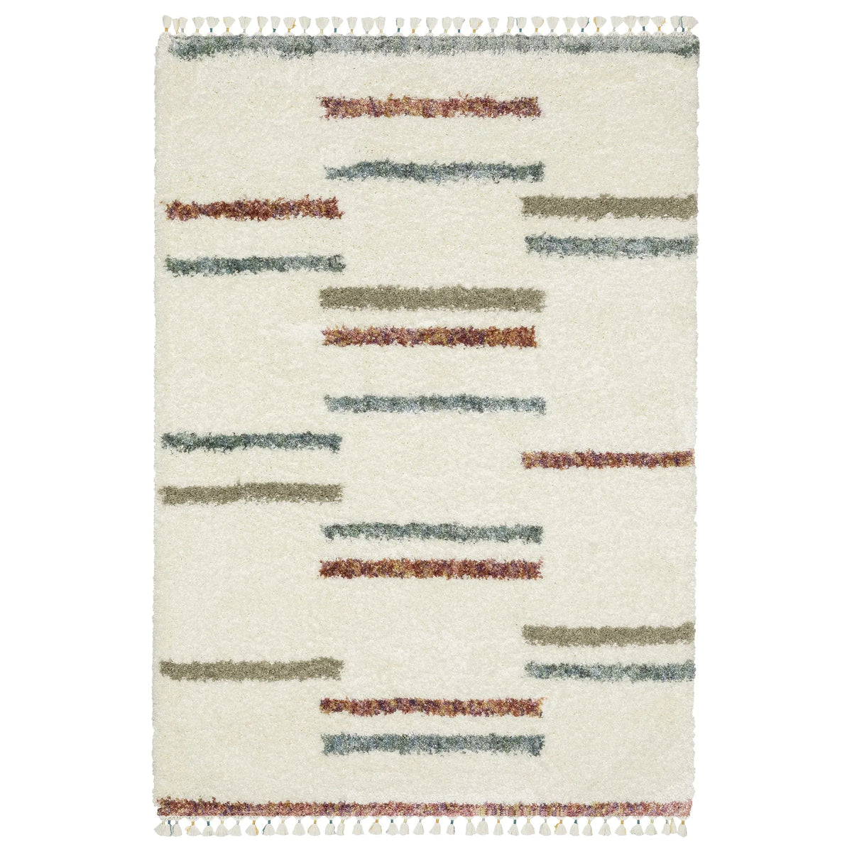 Oriental Weavers Sphinx Axis Ax04A Ivory/ Multi Rug - main flat
