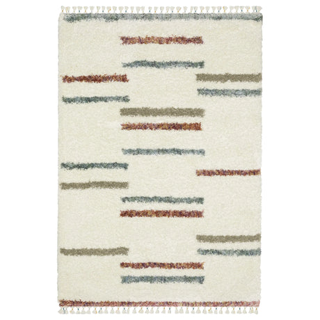 Oriental Weavers Sphinx Axis Ax04A Ivory/ Multi Rug - main flat