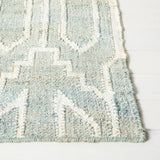 Safavieh Natural Fiber 4'-0" x 6'-0" Rug in Light Blue / Ivory