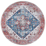 Safavieh Tucson 5'-0" x 5'-0" Rug in Blue / Red